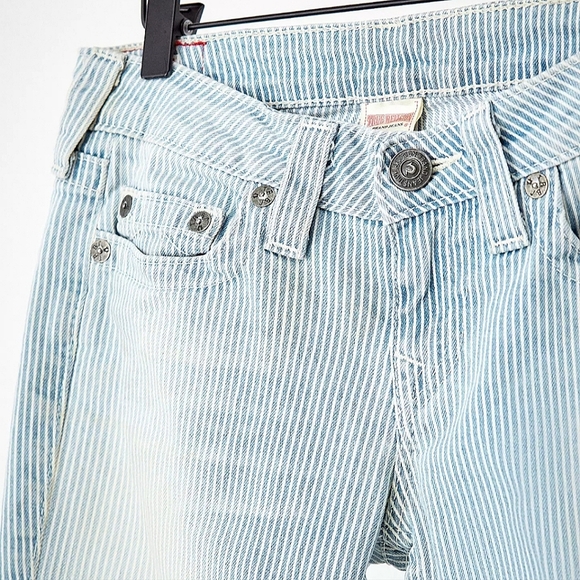 True Religion Denim - True Religion Denim Pant Capri Pinstripe Railroad 30 NWT New Designer